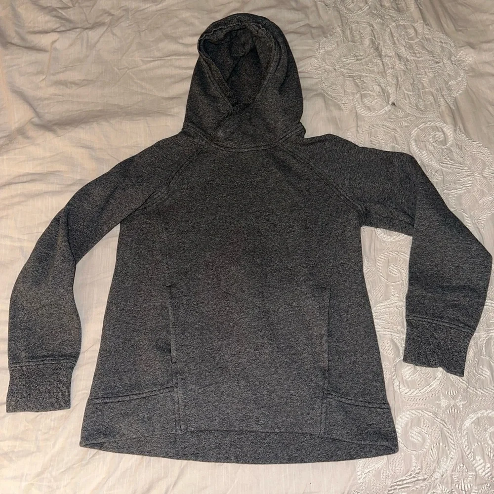 LULULEMON Fleece Please Pullover 4 Heathered Speckled Gray